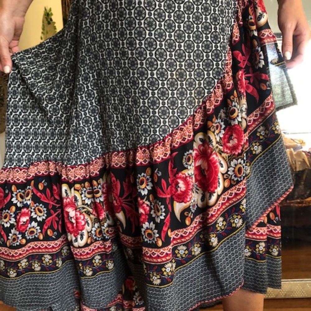 Boho Printed Skirt